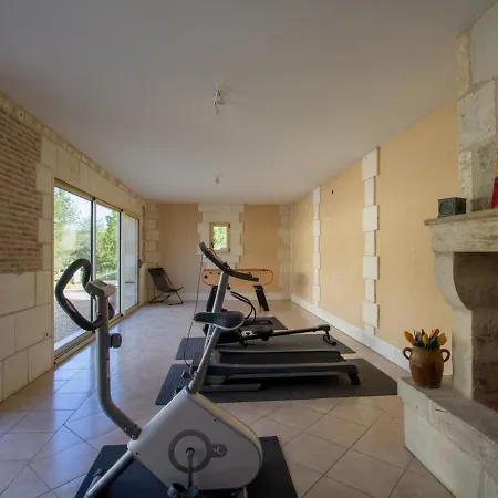 Maison Spacieuse Avec Piscine Privee Et Internet A - Fr-1-616-132 Country house Villamblard