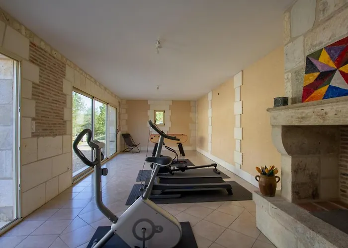 Maison De Charme Avec Piscine Privée, Salle De Sport Proche De Bergerac Et Périgueux - Fr-1-616-132 Сasa de vacaciones Villamblard